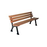 PARKSAN AHŞAP Parksan Döküm Ayak Bank 140(L)x30(W)x80(H)