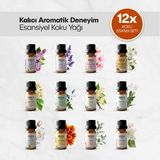Parla Concept Çamaşır Yün Kurutma Topu İçin Koku Seti 10 ml - 12 Adet Esansiyel Uçucu Yağ Temizlik Kokusu