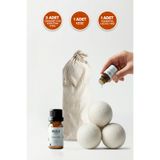 Parla Concept Kurutma Topu Ve Koku Seti - Çamaşır Kurutma Makinesi Için - 3 Adet Top 1 Koku Yağı - Xl