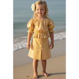 Parla Kids Kız Çocuk Alina Madonna Gold Etek Bluz Takım - 7 - 8 Yaş