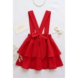 Parla Kids Kız Çocuk Helen Kırmızı 23 Nisan 29 Ekim Gösteri Kıyafeti Jile Elbise - 5 - 6 Yaş