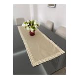 Parla Life Bej Renk Duck Keten Fistolu Runner (özel ölçü ve renk yapılır)