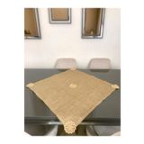 Parla Life Jüt Kumaş 70x70 Örgü Detayı Runner