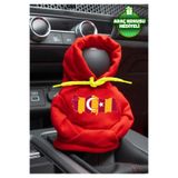 Parla Stores TARAFTAR KIRMIZI SARI Baskılı Vites Hoodie Kapşonlu Vites Topuzu Kılıfı Vites Kıyafeti Sweatshirt