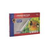Parlak A4 Laminasyon Filmi 125 Mikron, 100'LÜ Paket, Kaliteli ve Dayanıklı