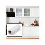 Parlak Beyaz Plastik Mobilya Ve Dolap Kaplama Folyosu (61 Cm X 1 Metre)