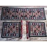 Parlak Dokuma Oto Koltuk Kilim Siyah