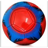 Parlak Futbol Topu Eğitim Veya Maç Topu Dikişli Futbol Topu 5 Numara - Kırmızı