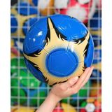 Parlak Futbol Topu Eğitim Veya Maç Topu Dikişli Futbol Topu 5 Numara - Mavi