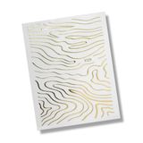 Parlak Gold Şerit Tırnak Sticker Şerit Tırnak Etiketi Nail Art 1329