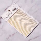 Parlak Gold Şerit Tırnak Sticker Şerit Tırnak Etiketi Nail Art