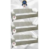 Parlak Kadife Geometrik Desenli Koruyucu Giydirme Koltuk Örtüsü - Krem - 3+3+3 (3 Parça Set) - 10 x 10 cm