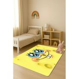 Parlak Kadife Kumaş Dijital Baskı Dot Kaymaz Tabanlı Çocuk Ve Genç Odası Halısı H0468 Renkli 80 X 300