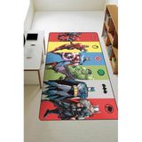 Parlak Kadife Kumaş Dijital Baskı Dot Kaymaz Tabanlı Çocuk Ve Genç Odası Halısı H0560 Renkli 100 X 200