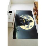Parlak Kadife Kumaş Dijital Baskı Dot Kaymaz Tabanlı Çocuk Ve Genç Odası Halısı H0570 Renkli 80 X 150