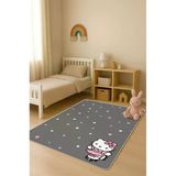 Parlak Kadife Kumaş Dijital Baskı Dot Kaymaz Tabanlı Çocuk Ve Genç Odası Halısı H0595 Renkli 100 X 200