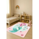 Parlak Kadife Kumaş Dijital Baskı Dot Kaymaz Tabanlı Çocuk Ve Genç Odası Halısı H0610 Renkli 200 X 300