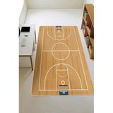 Parlak Kadife Kumaş Dijital Baskı Dot Kaymaz Tabanlı Çocuk Ve Genç Odası Halısı H0651 Renkli 100 X 200