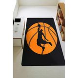 Parlak Kadife Kumaş Dijital Baskı Dot Kaymaz Tabanlı Çocuk Ve Genç Odası Halısı H0654 Renkli 180 X 280