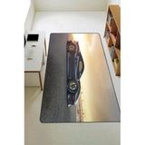 Parlak Kadife Kumaş Dijital Baskı Dot Kaymaz Tabanlı Çocuk Ve Genç Odası Halısı H0676 Renkli 100 X 200