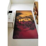 Parlak Kadife Kumaş Dijital Baskı Dot Kaymaz Tabanlı Çocuk Ve Genç Odası Halısı H0707 Renkli 80 X 200