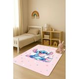 Parlak Kadife Kumaş Dijital Baskı Dot Kaymaz Tabanlı Çocuk Ve Genç Odası Halısı H0986 Renkli 80 X 200