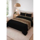Parlak Kadife Kumaş Kapitoneli Çift Kişilik Yatak Örtüsü Seti (3 Parça) Cky0015 Renkli 240 X 260