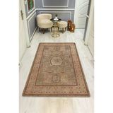 Parlak Kadife Kumaş Klasik Dijital Baskı Dot Kaymaz Tabanlı Halı H1068 Renkli 140 X 200