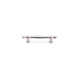 Parlak Nikel Renkli 96 mm Modern Kulp - 1BW-Beyaz - Ahşap