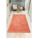 Parlak Parlak Kadife Kumaş Dijital Baskı Etnik Desenli Dot Kaymaz Tabanlı Halı Kumaş Dijital Baskı Dot Kaymaz Tabanlı Mutfak Halısı H0820 Renkli 180 X 280