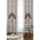 Parlak Saten Mikro Kumaş Çift Kanat Çocuk Odası Fon Perde Takımı Prd0032 Renkli 140 X 270