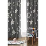 Parlak Saten Mikro Kumaş Çift Kanat Çocuk Odası Fon Perde Takımı Prd0035 Renkli 140 X 270