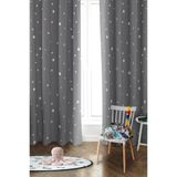 Parlak Saten Mikro Kumaş Çift Kanat Çocuk Odası Fon Perde Takımı Prd0036 Renkli 140 X 270