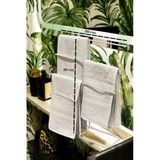 Parlak Silver 6 Kollu T Havluluk Tezgah Üstü Havlu Askılığı Banyo Mutfak Organizer Paslanmaz Metal