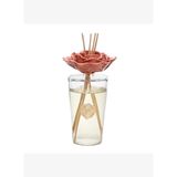 Parlak Sırlı Pembe Seramik Gül Detaylı Çubuklu Oda Kokusu 400 ml-Garden Rose&Pudra