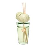 Parlak Sırlı Yeşil Seramik Limon Detaylı Çubuklu Oda Kokusu 400 ml-Limon Çiçeği