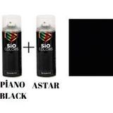 Parlak Siyah (Piano Black) Profesyonel Seri Akrilik Sprey Boya 400Ml-10 Yıl Raf Ömrü