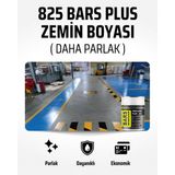 Parlak ve Dayanıklı Bars Zemin Boyası – Profloor x 825 Plus, Iç-Dış Mekan, Beton ve Taş Yüzeyler Için - Ral: 9005-Siyah - 9 Kg