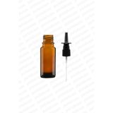 parlakcam 10ml Siyah Burun Spreyi Şişesi 10cc Nazal Burun Sprey Amber Cam Şişe Kaliteli Nazal Sprey 1 Adet