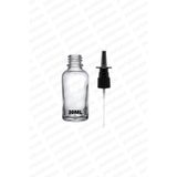 parlakcam 30ml Burun Spreyi Şişesi 30cc Nazal Burun Sprey Şeffaf Cam Şişe Kaliteli Siyah Sprey Şişesi 1 Adet