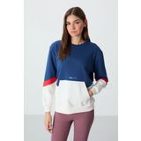 Parlament Kompakt Pamuklu Kalın Pürüzsüz Dokulu O Yaka Oversize Fit Kadın Sweatshirt - 97289