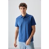 Parlament Pamuklu Kalın Yumuşak Dokulu Polo Yaka Oversize Fit Basic Erkek T- Shirt - 88381