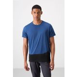 Parlament Polyester Nefes Alan Dokulu İnce Esnek Standart Fit Erkek Performans T-Shirt - 88383