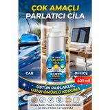 #Parlatıcı Paslanmaz Çelik Yüzey Temizleyici Parlatıcı Sprey 500 ml Ankastre Fırın Davlumbaz Buzdola