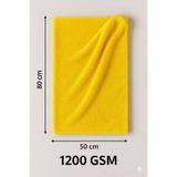parlawax Çift Kat Mikrofiber Oto Kurulama Havlusu 50×80 1200GSM