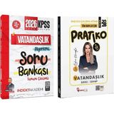 Parlayan Projeler Hoca Kafası + Indeks 2026 Kpss Vatandaşlık Pratiko Soru Cevap Çalışma Kitabı + Soru Bankası 2 Li Set