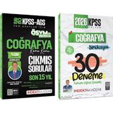 Parlayan Projeler Indeks Akademi 2026 Kpss Coğrafya Çıkmış Sorular + 30 Deneme 2 Li Set - Alican Demir