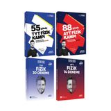 Parlayan Projeler Özcan Aykın 2027 TYT-AYT Fizik Full Set 4 Kitap Kamplar ve Denemeler