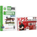 Parlayan Projeler Yargı + Indeks 2026 Kpss Coğrafya Video Ders Notları + Soru Bankası 2 Li Set - Engin Eraydın
