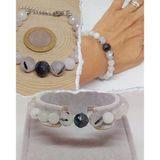 Parlayan Yıldızlar Serisi Rutil Kuvars (Beril) Taşı Tasarım Bileklik